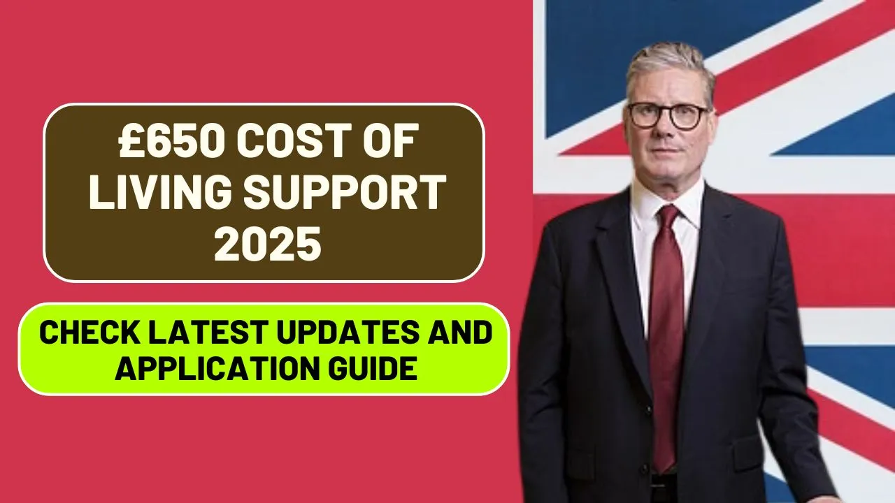 £650 Cost of Living Support 2025