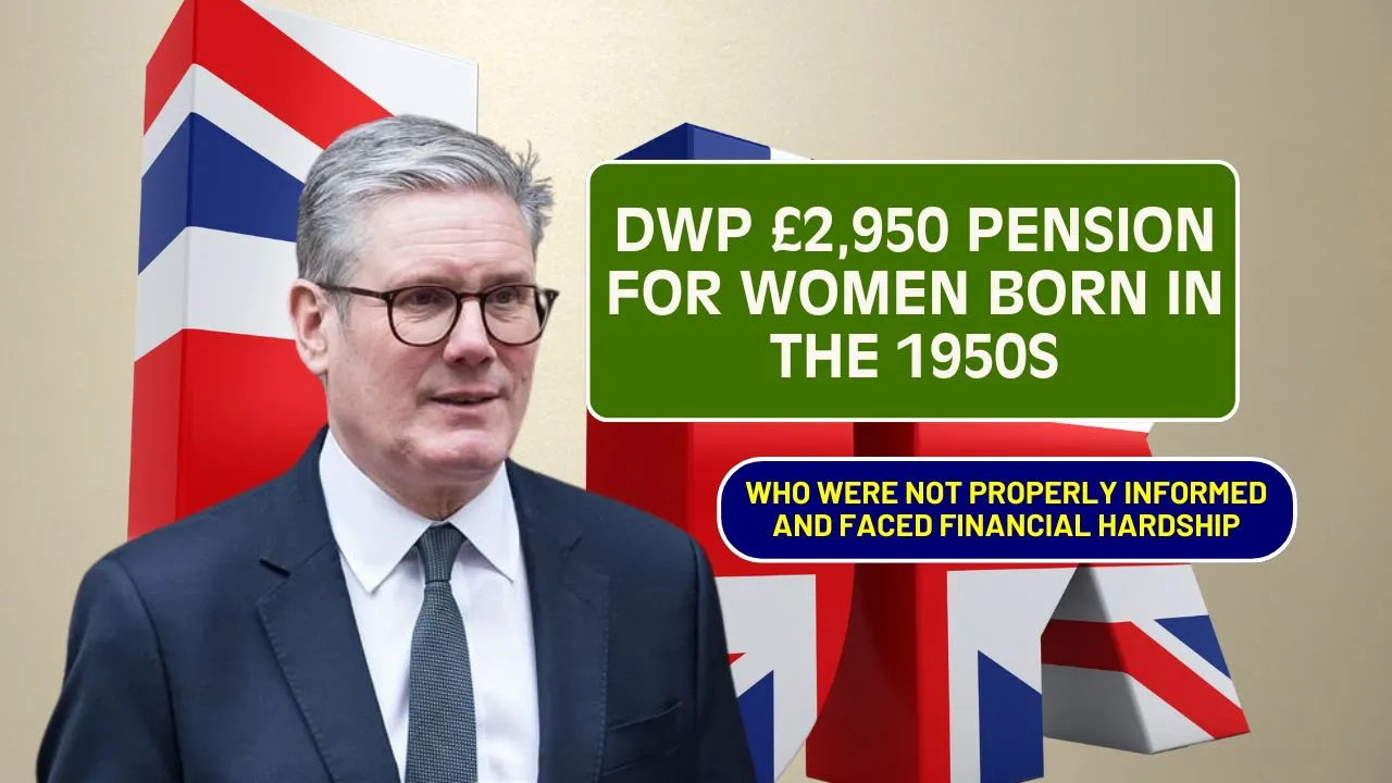 DWP £2950 Pension for 1950s Women