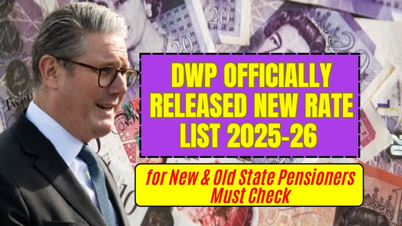 DWP Pension Rates 2025-26