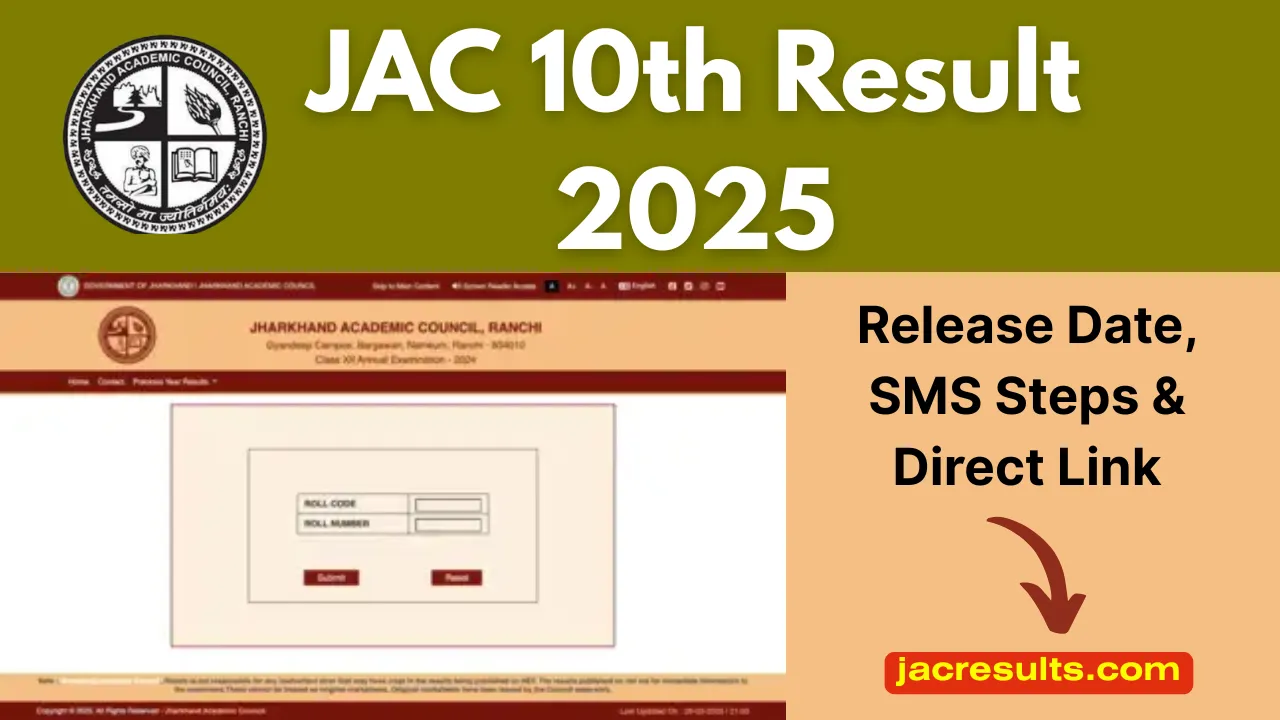 JAC 10th Result 2025