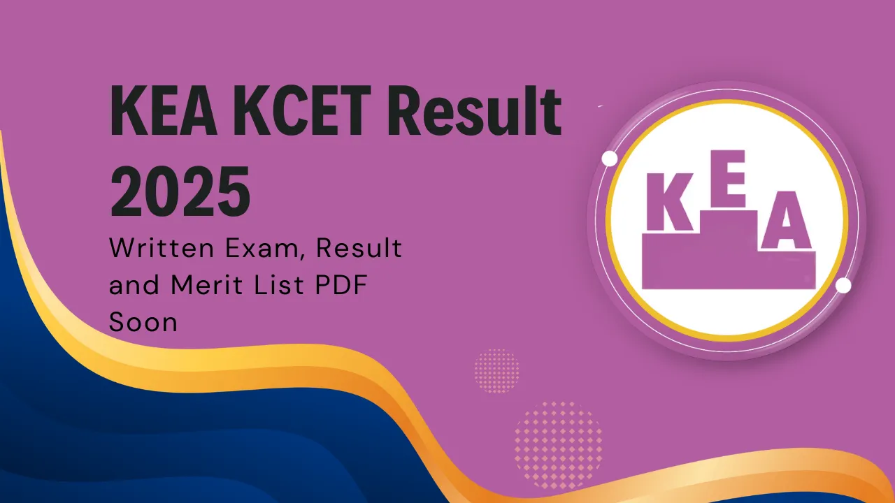 KEA KCET Result 2025