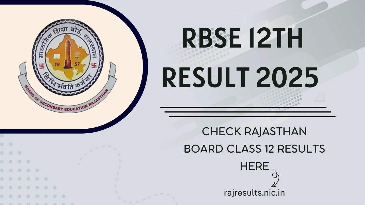 RBSE 12th Result 2025