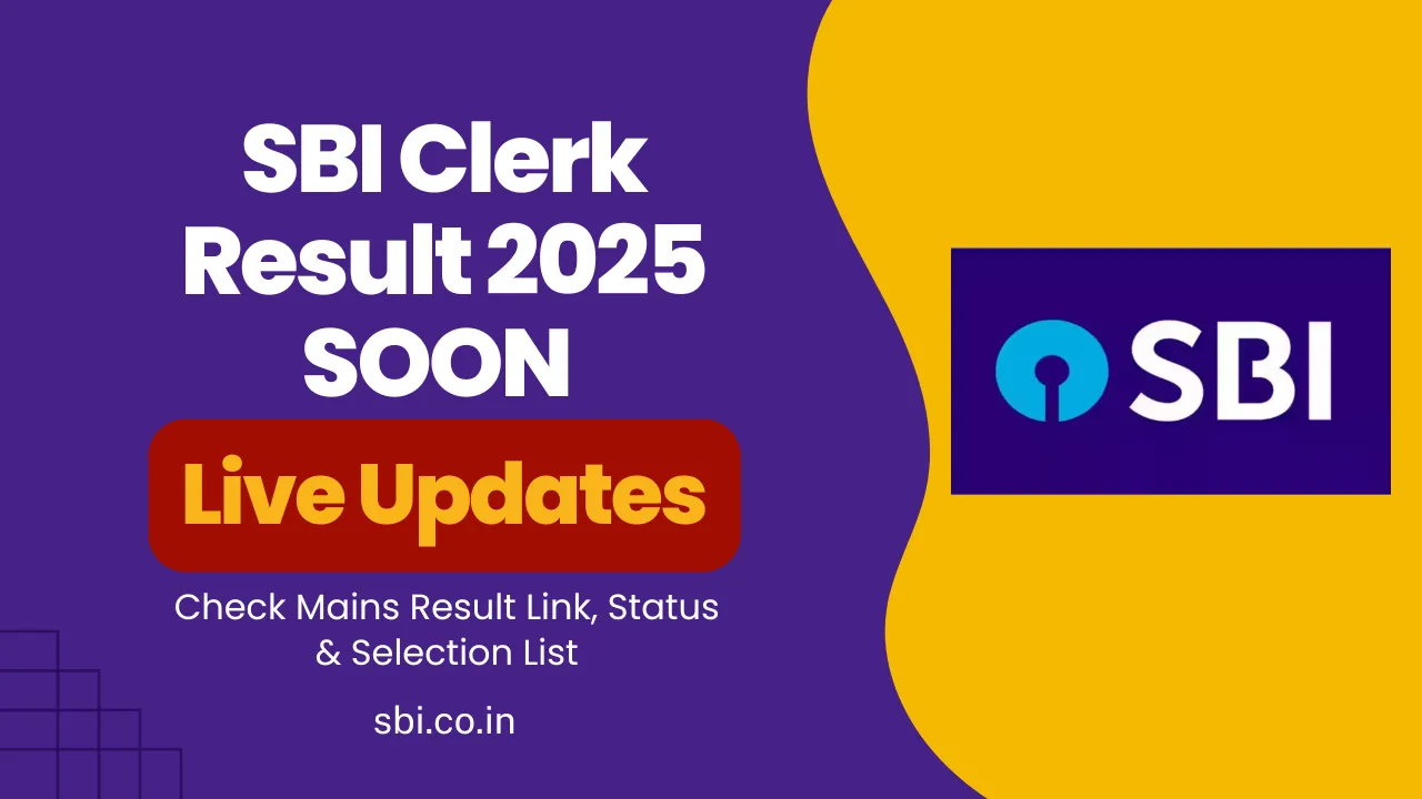 SBI Clerk Result 2025
