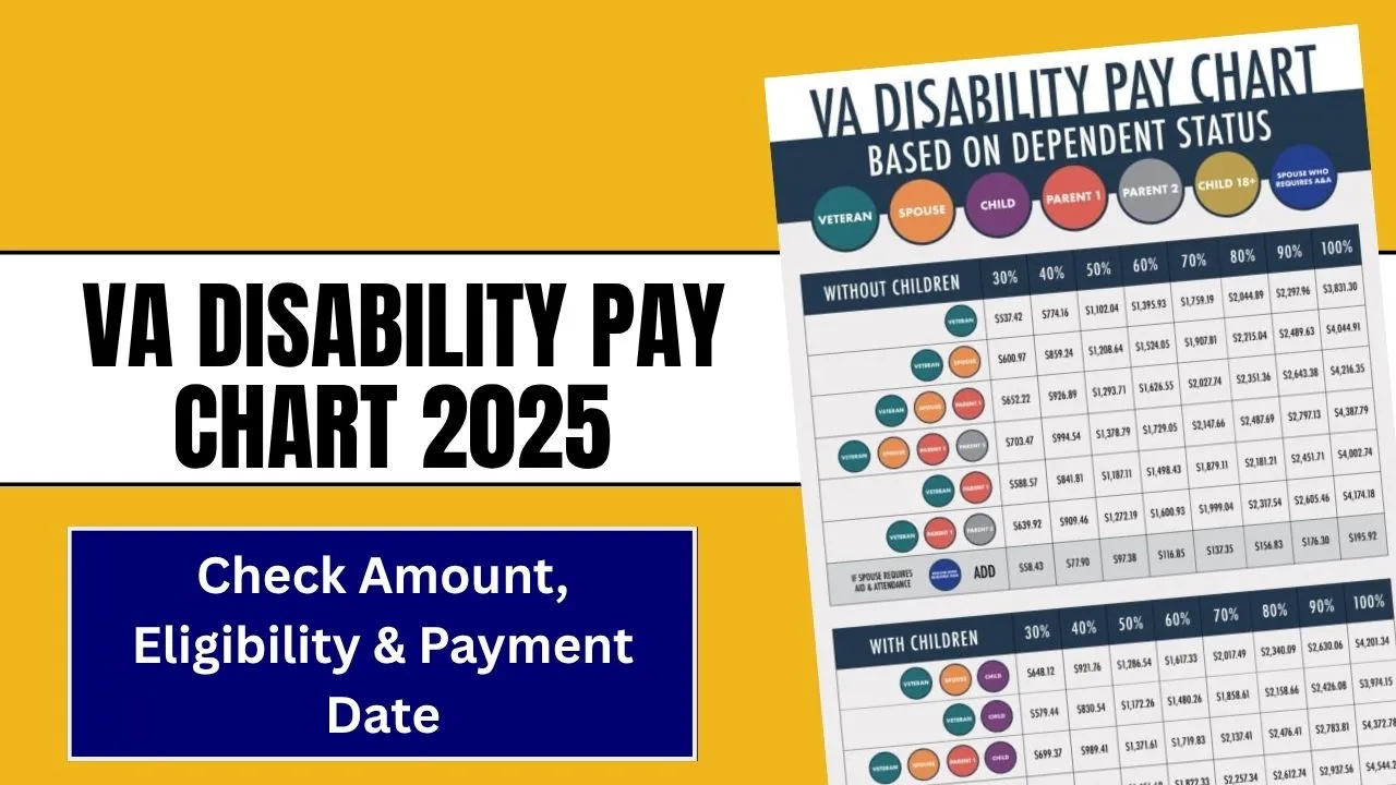 VA Disability Pay Chart 2025
